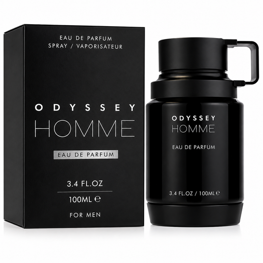 Armaf Odyssey Homme Black Eau de Parfum for Men – 100ml / 3.4 Fl. Oz. Luxury Men’s Fragrance