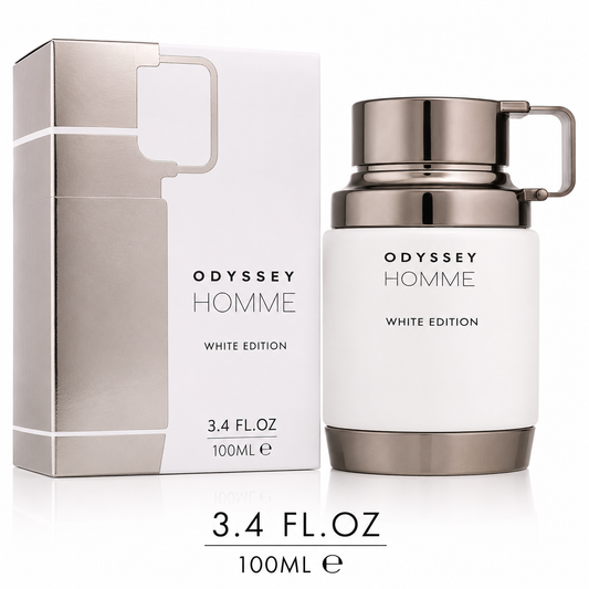 Armaf Odyssey Homme White Edition Eau de Parfum for Men – 100ml / 3.4 Fl. Oz.