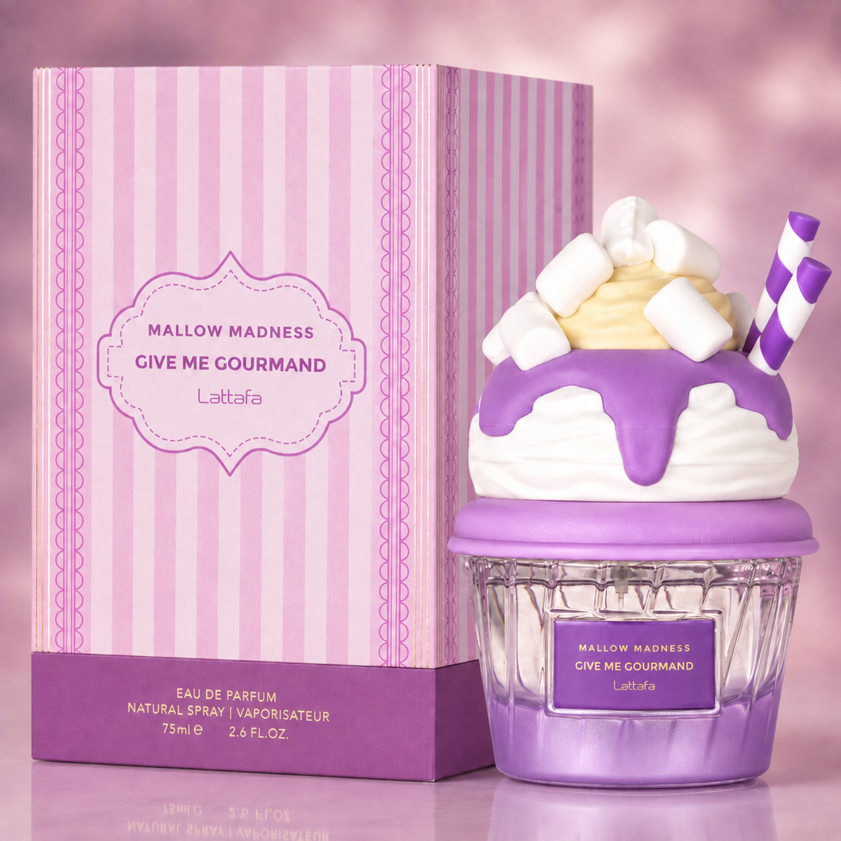 Lattafa Give Me Gourmand Mallow Madness Eau de Parfum – 75ml / 2.6 Fl. Oz.