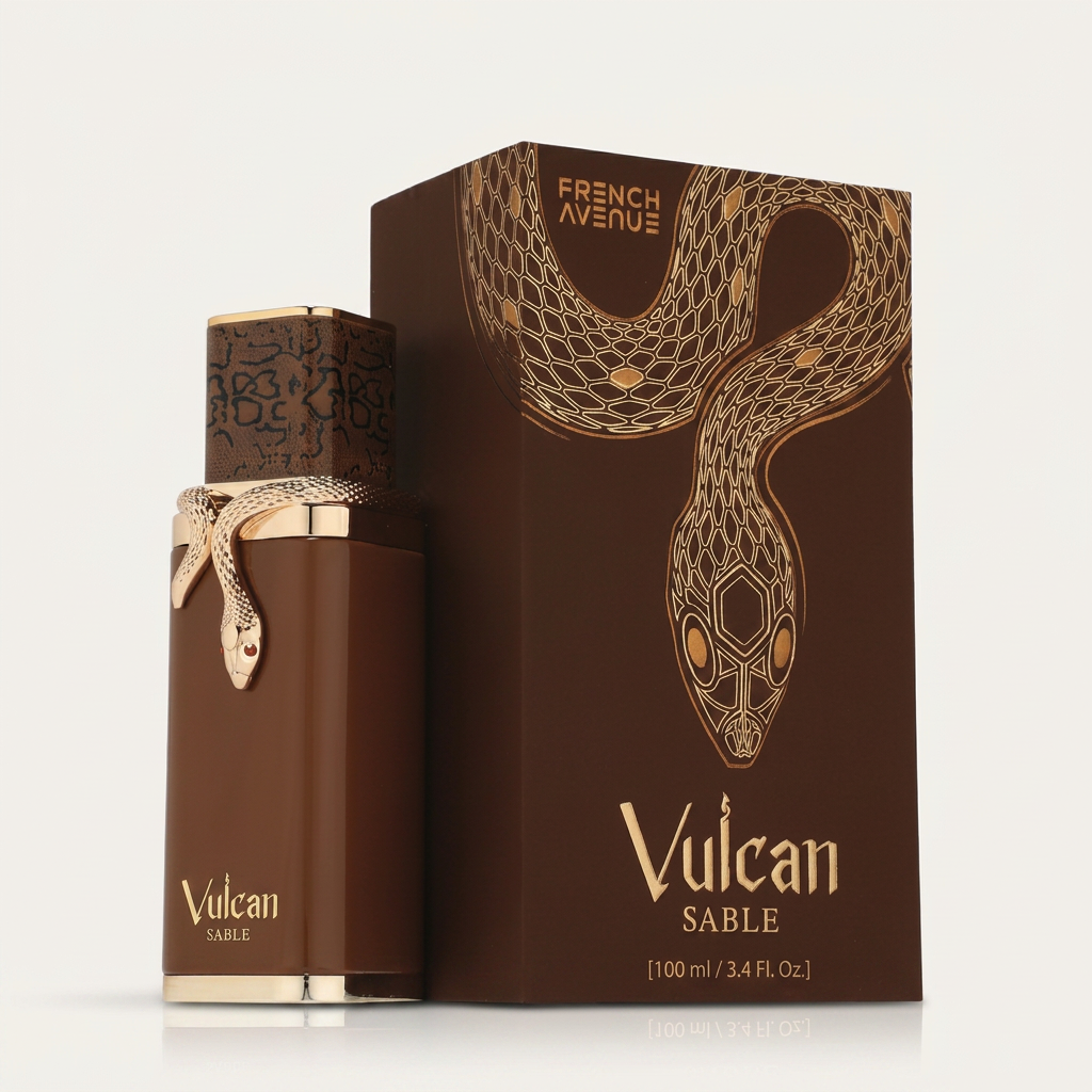 French Avenue Vulcan Sable Eau de Parfum – 100ml / 3.4 Fl. Oz. Unisex Fragrance